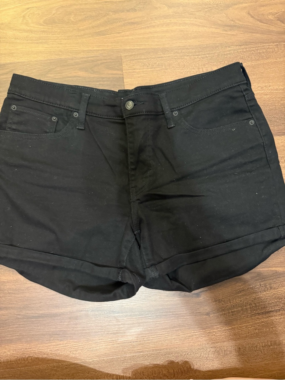 Levi's Black Women's Jean Shorts